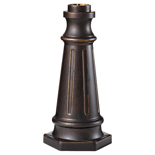 Outdoor Post Base 19.5 inch Grecian Bronze Outdoor Post Base