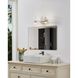 Amelia LED 15 inch Polished Nickel and Champagne Gold Vanity Light Wall Light
