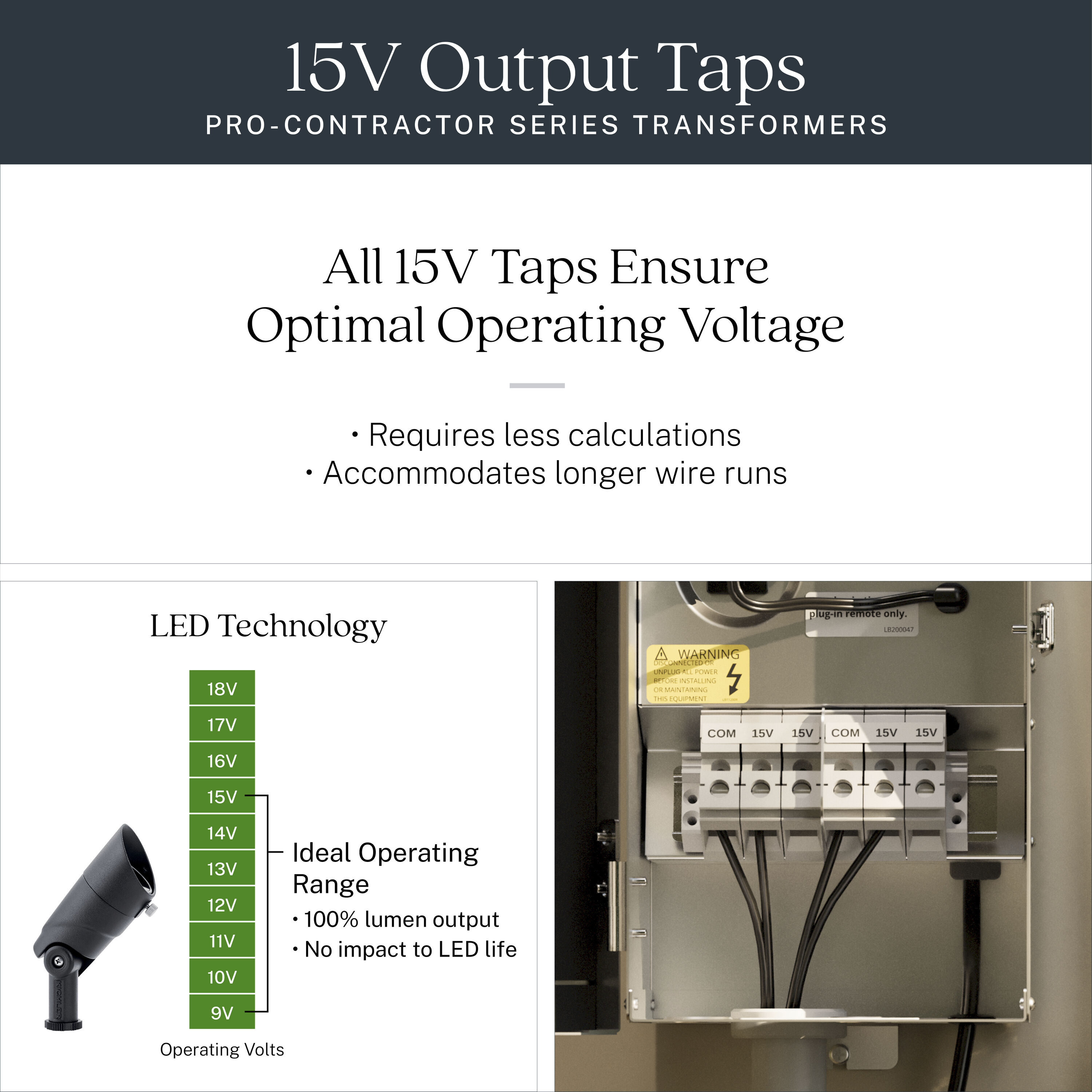 Pro Contractor Series 120 AC Stainless Steel Landscape 12V Transformer