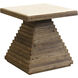 Mesa 24 X 24 inch Natural and White Side Table
