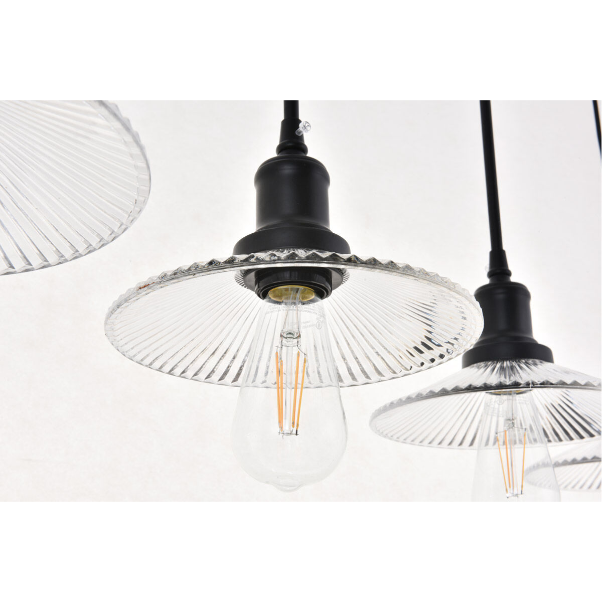 Waltz 5 Light 49 inch Black Pendant Ceiling Light
