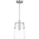 Drew & Jonathan Crofton 1 Light 7.75 inch Brushed Nickel Pendant Ceiling Light, Small
