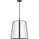 Drew & Jonathan Cortes 2 Light 18 inch Midnight Black Hanging Shade Ceiling Light, Large