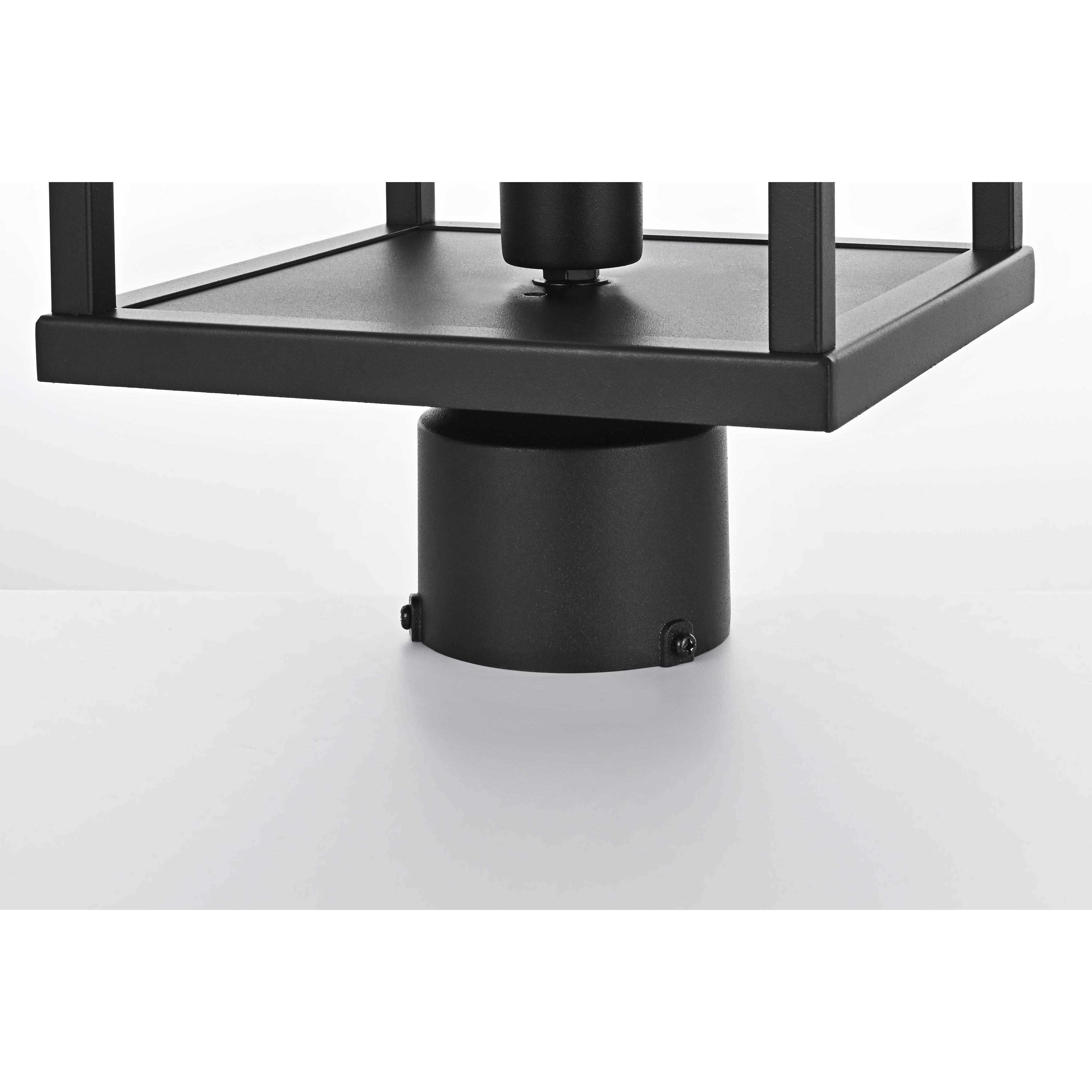 Zora 1 Light 20.5 inch Black Outdoor Post Light