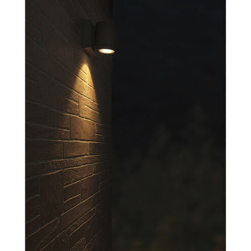 Outdoor Cylinder LED Wall Sconce Wall Light in Anthracite