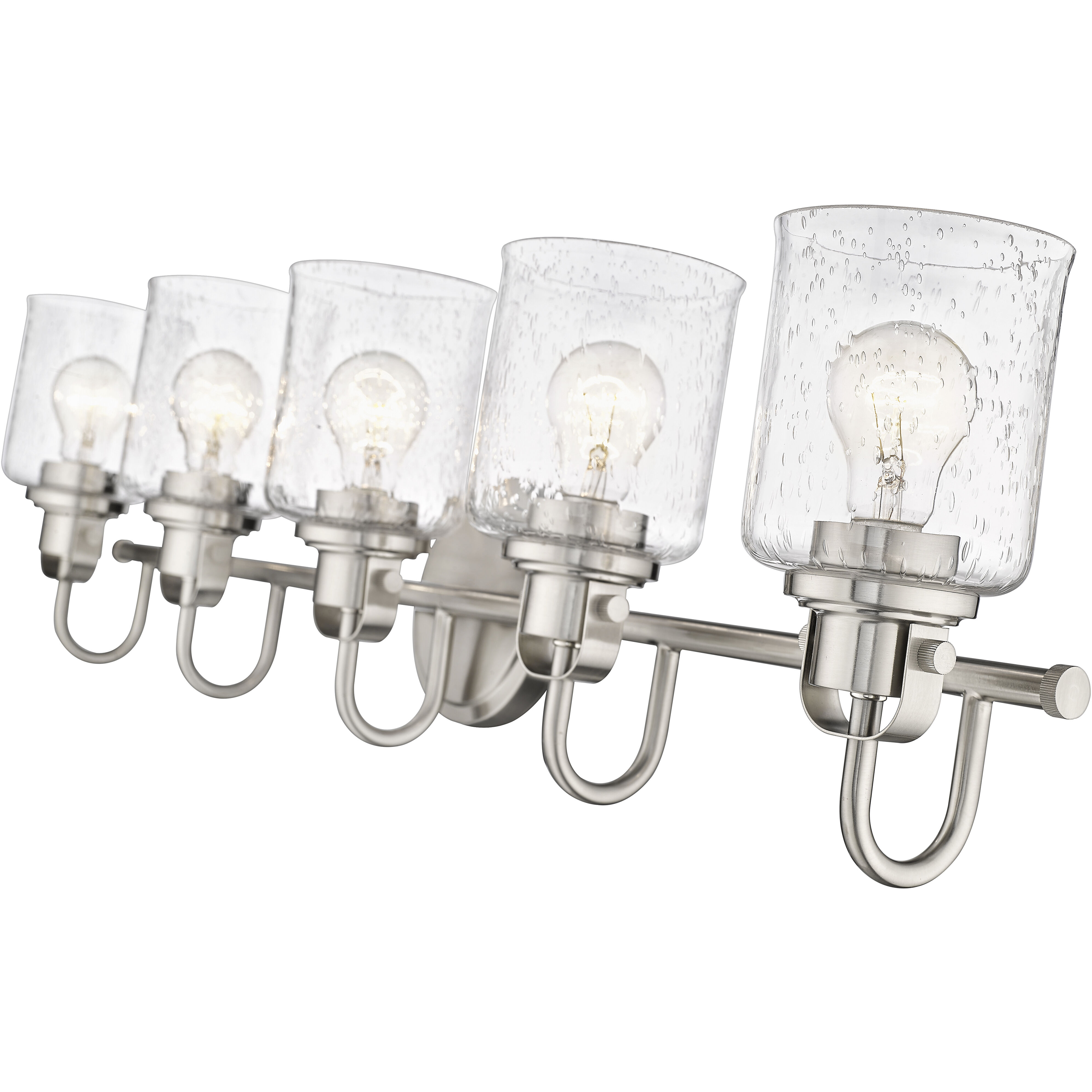 Kinsley 5 Light 35 inch Brushed Nickel Vanity Wall Light