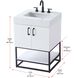 Caroline 24 X 34 inch White Bathroom Vanity Cabinet