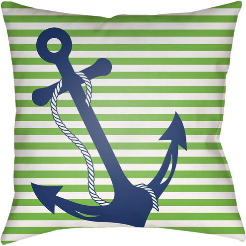 Anchor 18 X 18 inch Outdoor Throw Pillow