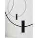 Sean Lavin Mini Layla 2 Light 120 Nightshade Black Low-Voltage Pendant Ceiling Light in Monopoint, Integrated LED