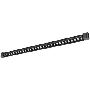 HT Series 1 Light Black Wall Wash Track Fixture Ceiling Light, Large