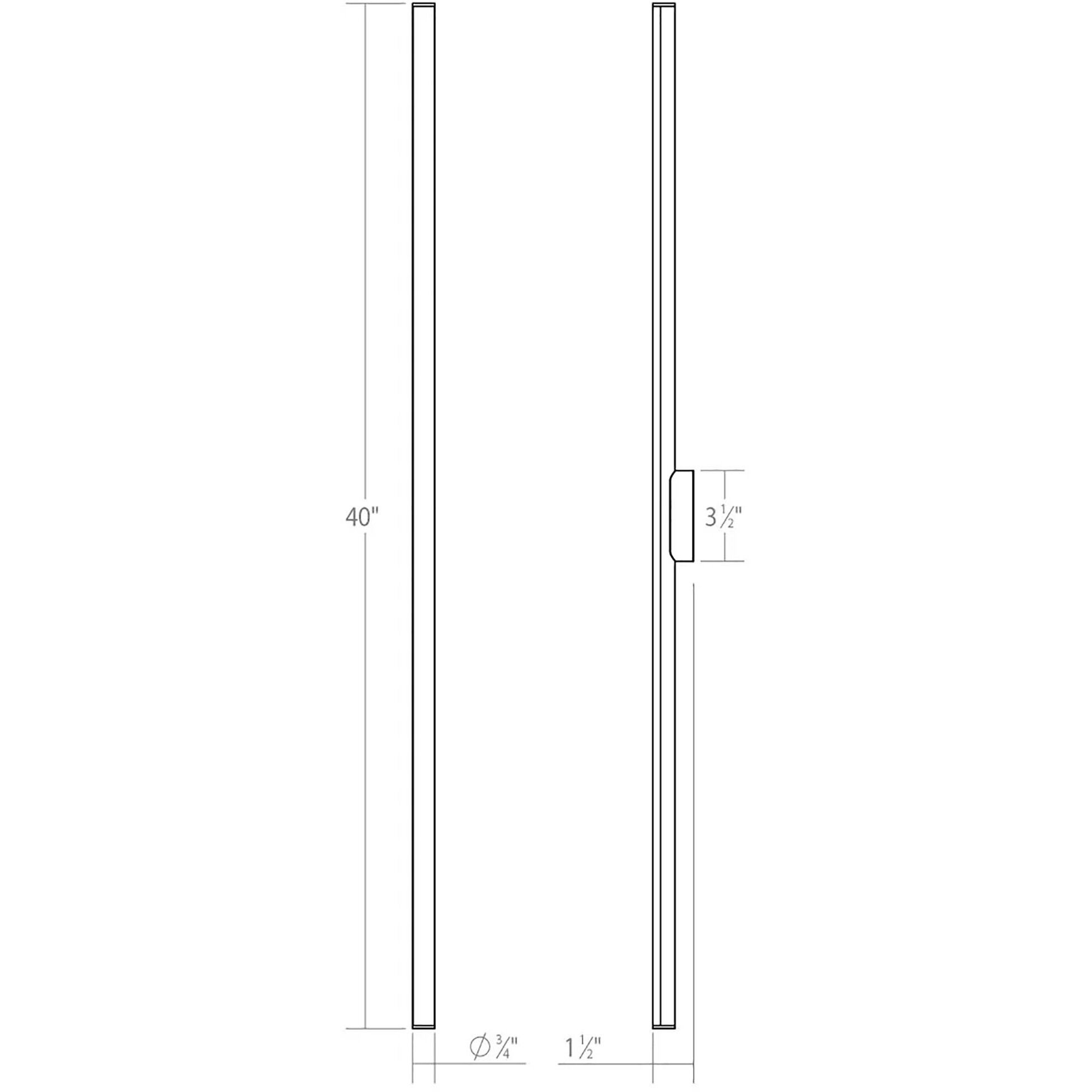 Fino LED 40 inch Polished Chrome Bath Bar Wall Light