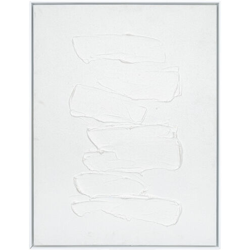 Hemkund White Framed Art in 25 x 19