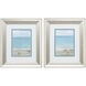 Waterside Turquoise and Blue Framed Art, Propac