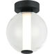 Belange LED 8 inch Matte Black Wall Sconce Wall Light