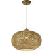 Bali 1 Light 15.75 inch Natural Outdoor Pendant