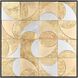 Mixed Metal Brass with Silver and Black Framed Wall Art