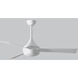 Atlas Donaire 52 inch Gloss White Outdoor Ceiling Fan, Coastal Wet Rated