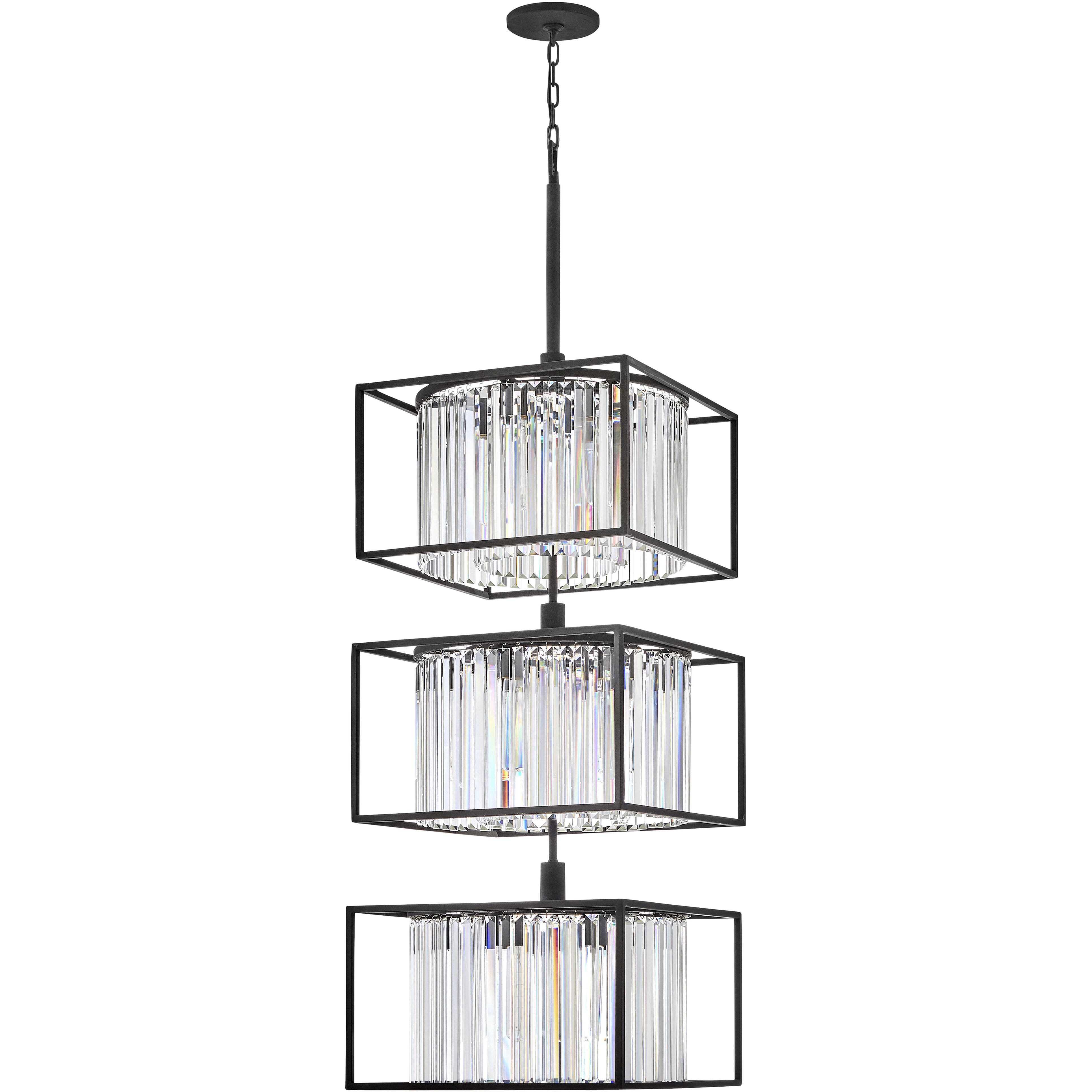 Giada 20 inch Black Indoor Foyer Light Ceiling Light