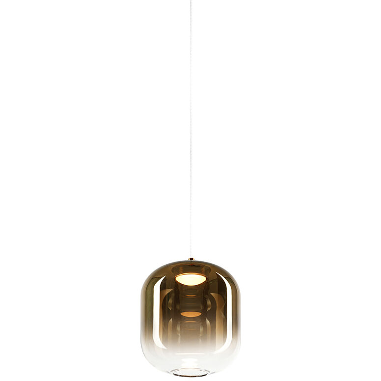 Refrax 1 Light 5.5 inch Aged Gold Brass Pendant Ceiling Light
