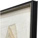 Ochre Folio White and Beige and Gray and Neutral Framed Art