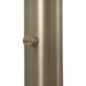 Rancho Mirage 87 inch 60 watt Weathered Brass and Black Arc Floor Lamp Portable Light