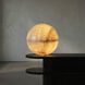 Onyx Globe 19 inch 40.00 watt Natural Table Lamp Portable Light, Large
