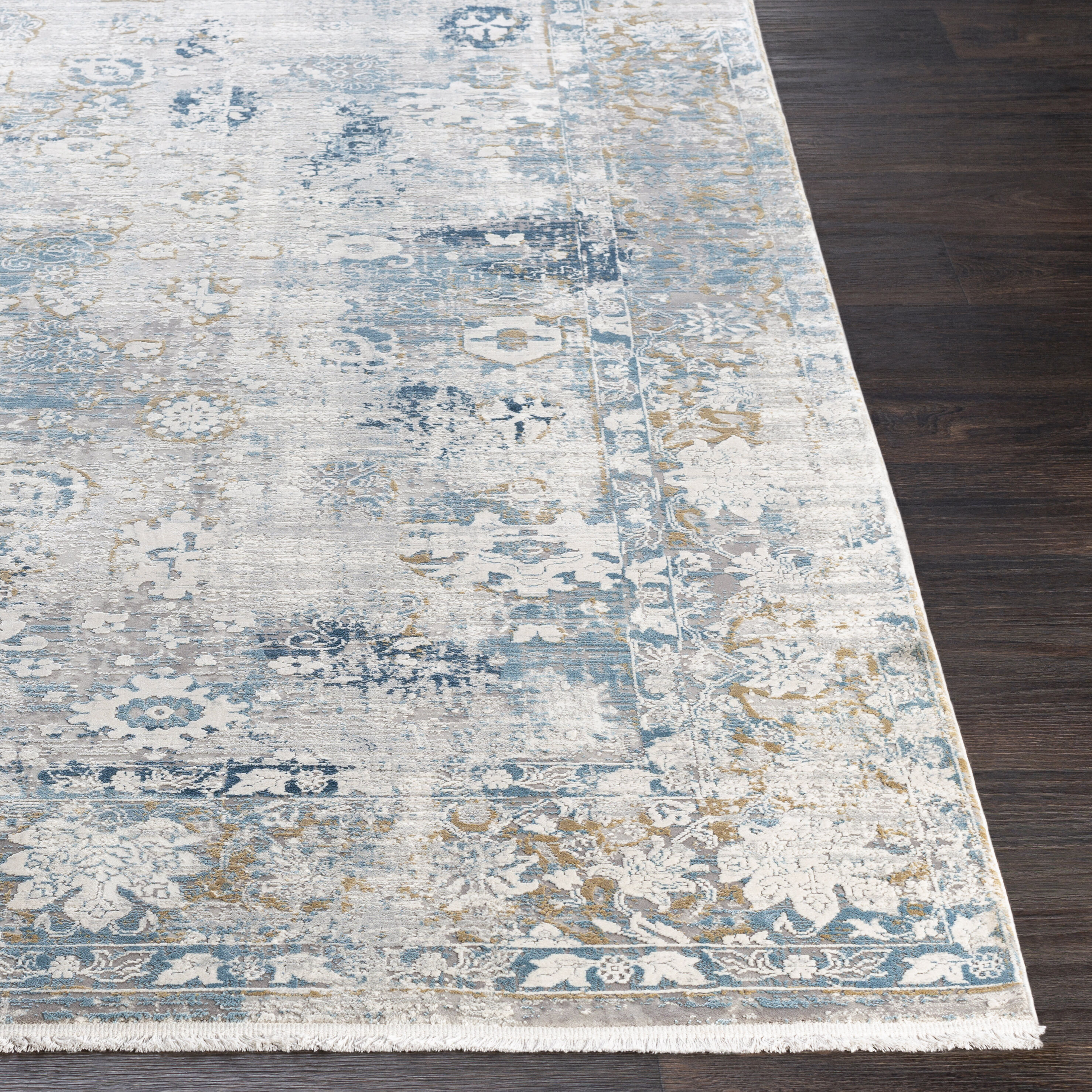 Comfort 156 X 114 inch Sky Blue Rug, Rectangle