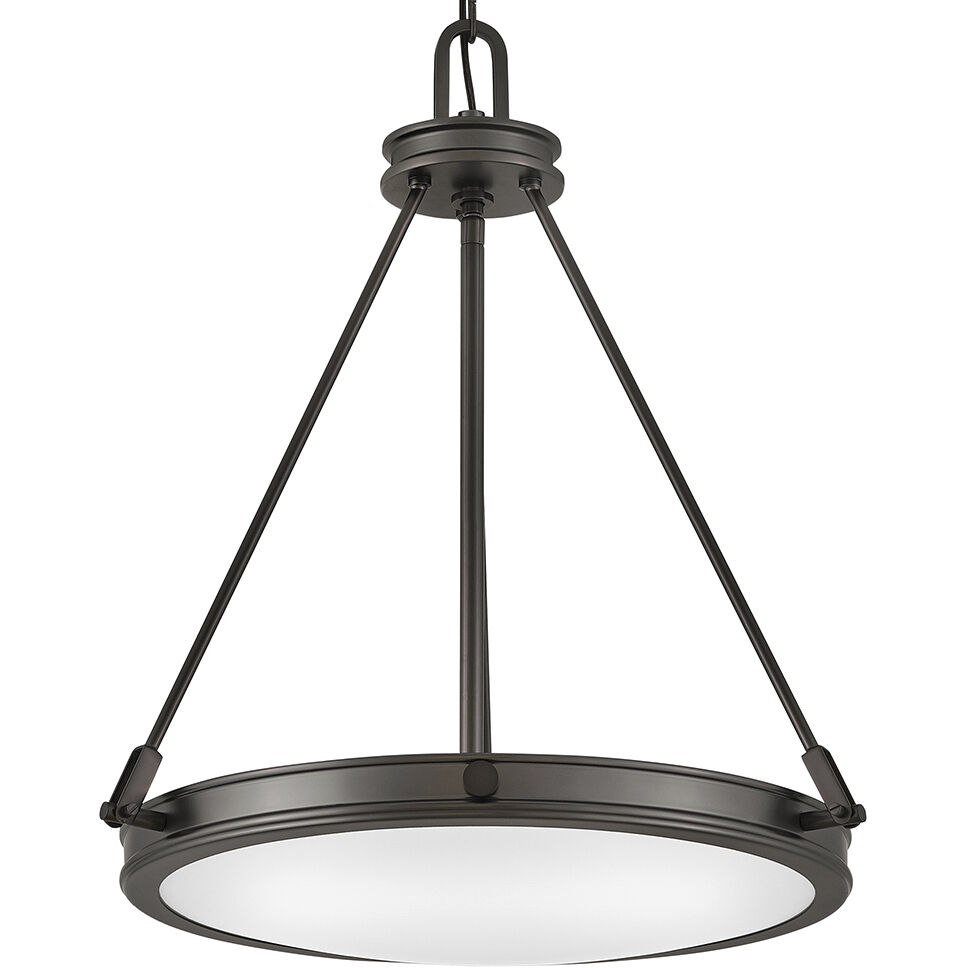 Collier 4 Light 21.5 inch Black Oxide Indoor Foyer Pendant Ceiling Light