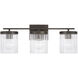 Vaughn 3 Light 23.25 inch Oil Rubbed Bronze Vanity Light Wall Light