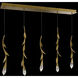 Signature Secret Garden LED French Gold Multi-Light Pendant Ceiling Light