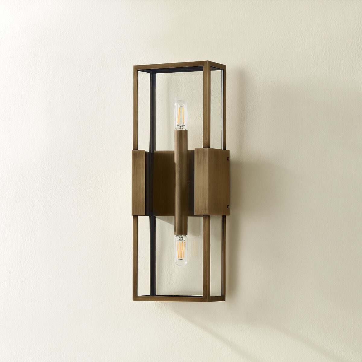 Santa Clara 2 Light 6.5 inch Patina Brass ADA Wall Sconce Wall Light