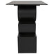 Shape 25 X 24 inch Matte Black Side Table