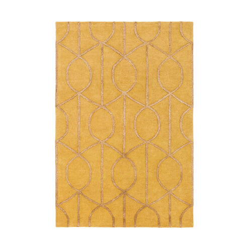 Urban 90 X 60 inch Mustard/Camel Rugs, Rectangle