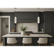 Soji LED 6 inch Black and Gold Single Pendant Ceiling Light