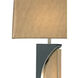Half Moon 63 inch 100.00 watt Espresso and Brushed Nickel Floor Lamp Portable Light