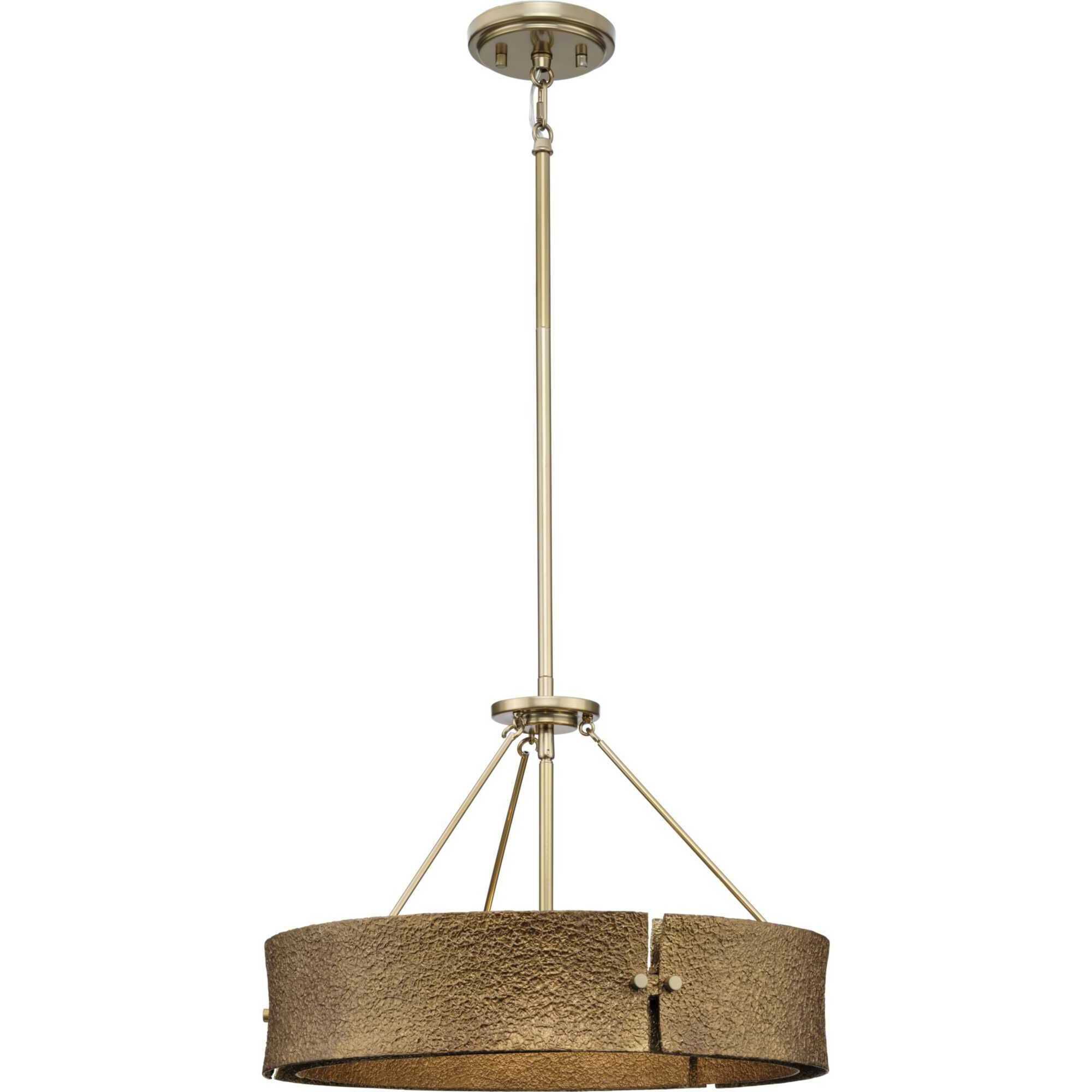 Lusail 4 Light 19 inch Soft Gold Pendant Ceiling Light, Design Series