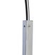 Penbrook 70 inch 100 watt Polished Nickel with White Floor Lamp Portable Light in Incandescent