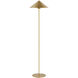 Paloma Contreras Orsay 55 inch 5.00 watt Hand-Rubbed Antique Brass Floor Lamp Portable Light, Medium
