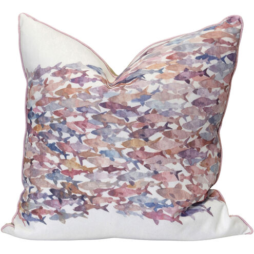 Cameron 24 X 6.5 inch Multi - Blue and Green and Purple Yellow Orange Red Pillow