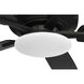 Super Pro 112 60 inch Flat Black with Flat Black/Greywood Blades Contractor Ceiling Fan, Slim