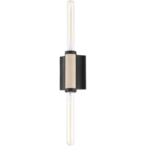 Cruiz 2 Light 5 inch Soft Black ADA Wall Sconce Wall Light