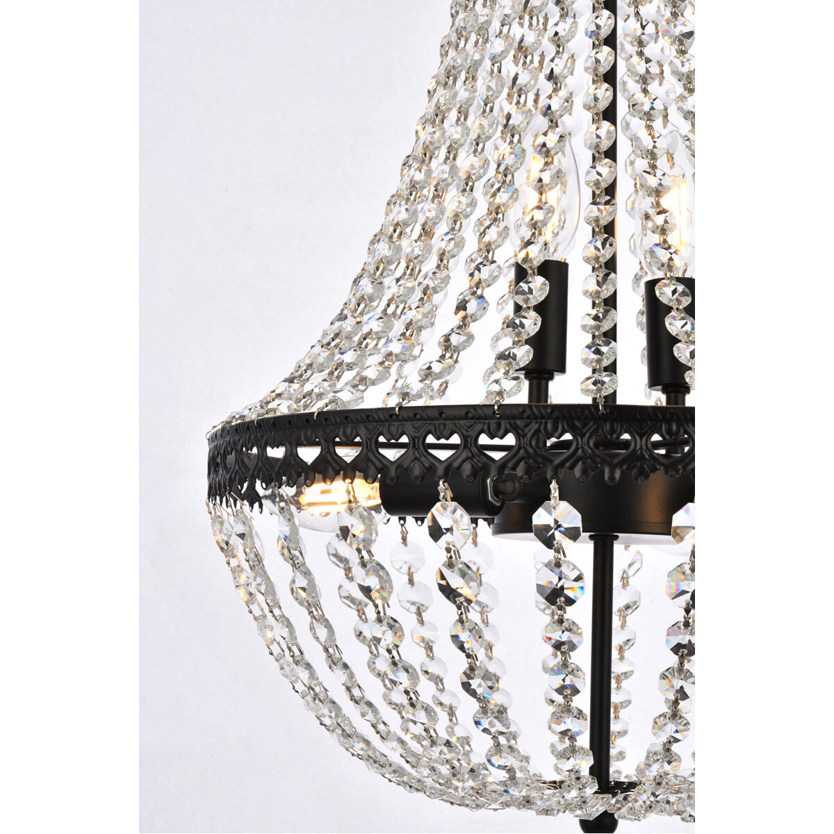 Valeria 5 Light 14 inch Black Pendant Ceiling Light