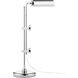 Satire 23 inch 10 watt Polished Nickel Table Lamp Portable Light