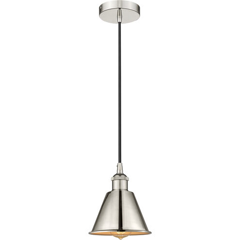 Edison Smithfield LED 7 inch Polished Nickel Mini Pendant Ceiling Light