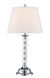 Aria 29 inch 25 watt Chrome Table Lamp Portable Light