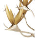 Paradiso 9 Light 39.5 inch Contemporary Silver Leaf and Contemporary Gold Leaf and Contemporary Gold Chandelier Ceiling Light