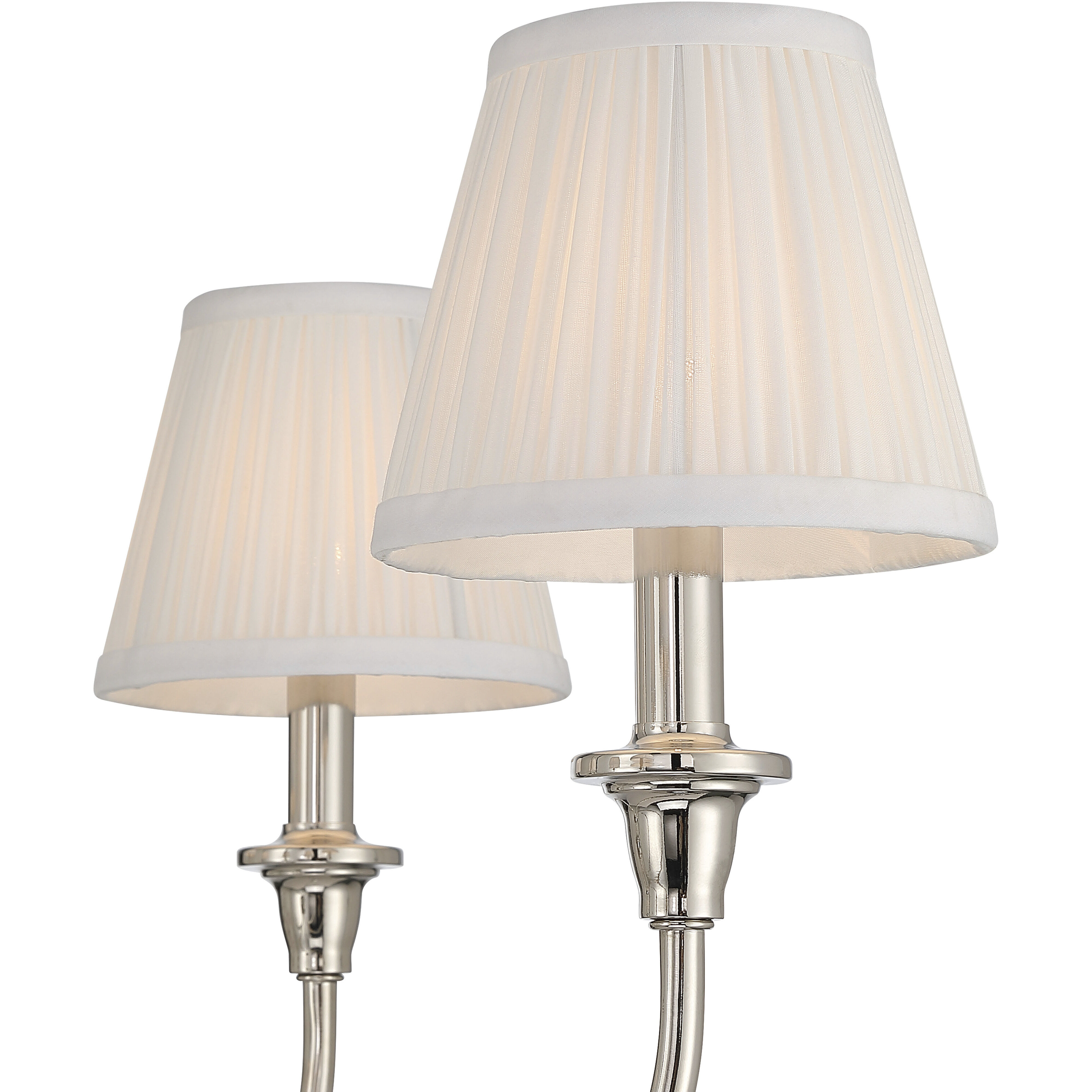 Yep Cambria 6 Light 33.25 inch Polished Nickel Chandelier Ceiling Light