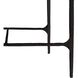 Osbourne 39 inch Oxford White and Blackened Iron Bar Stool