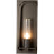 Triomphe 1 Light 24 inch Natural Iron Outdoor Sconce, Medium