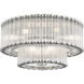 Glasbury 9 Light 23.75 inch Polished Nickel Flush Mount Ceiling Light